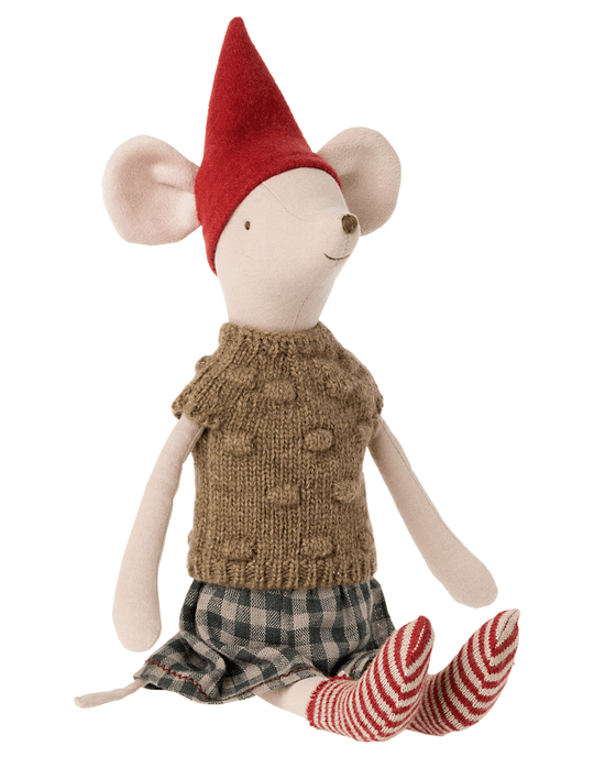 Little maileg play medium christmas mouse girl