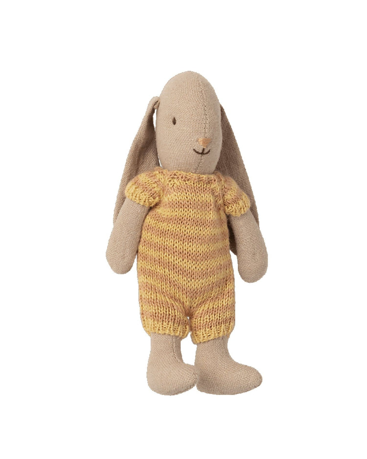 Little maileg play micro bunny in yellow