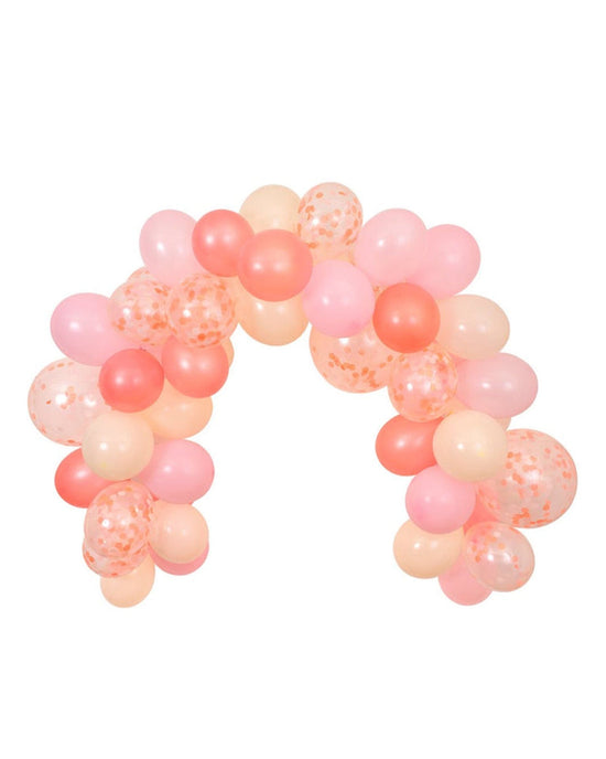 Little meri meri paper + party pink balloon arch