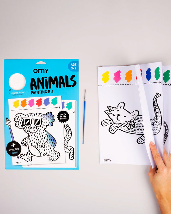 Little omy play animal painting kit