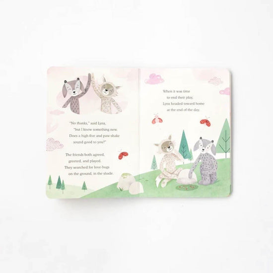 Little slumberkins play lynx sets boundaries board book