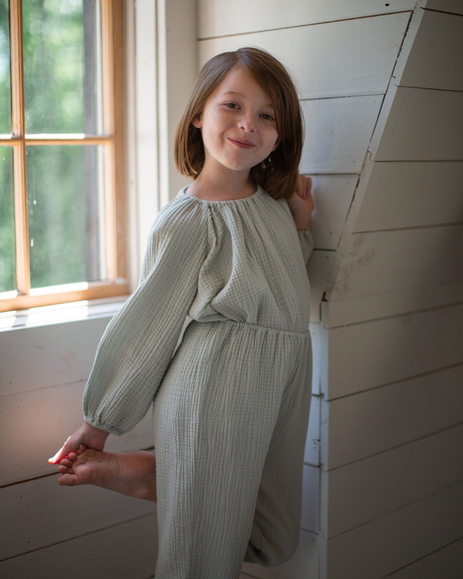 soor ploom chella top in moonstone - Little