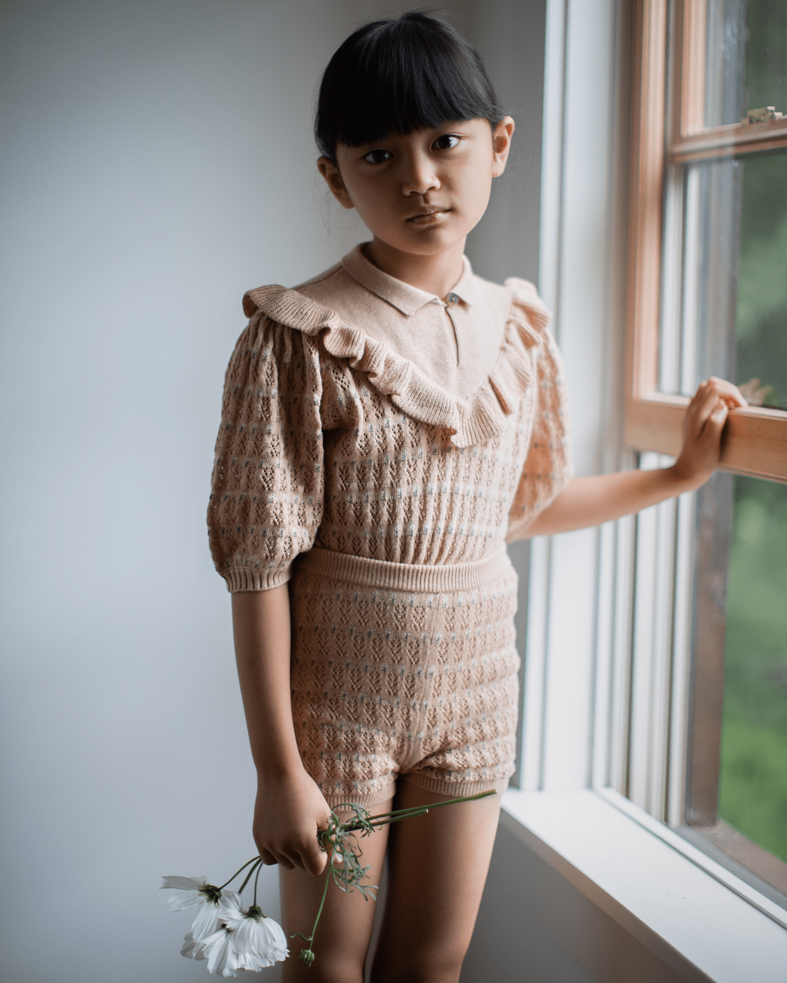 soor ploom nancy knit top in ginger - Little